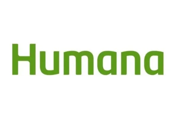 The Humana logo consisting of the brand name in a bright green lowercase font.