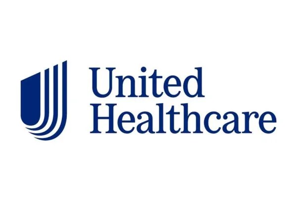 The UnitedHealthcare logo featuring a blue stylized U icon next to the company name.